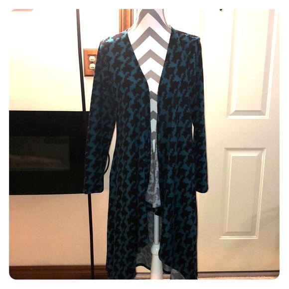 Mock Houndstooth Cardigan - Picture 1 of 4